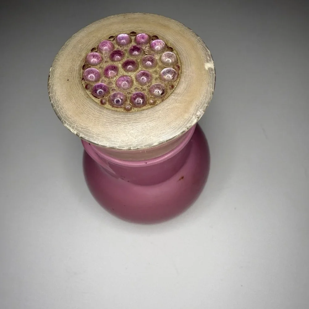 Vintage Avon SOMEWHERE Powder Sachet‎ 0.9 oz Bottle Powder In RARE pink jeweled
